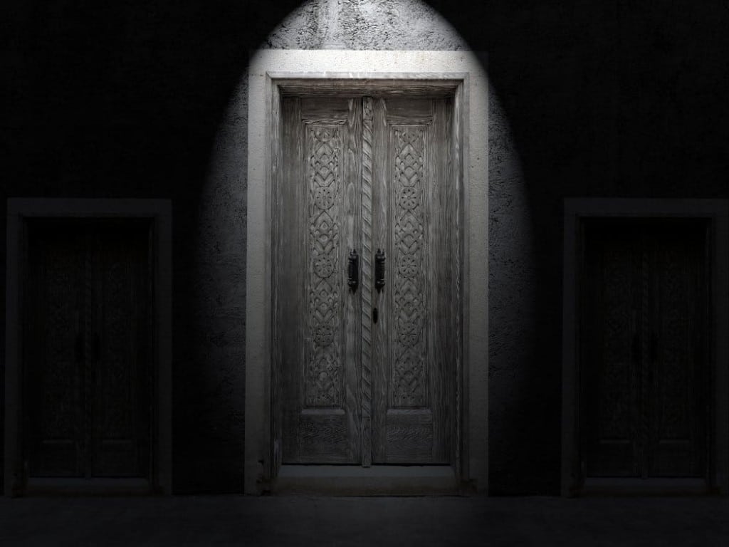 escaping a haunted setting