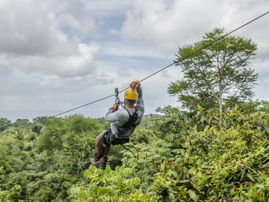 zip lining