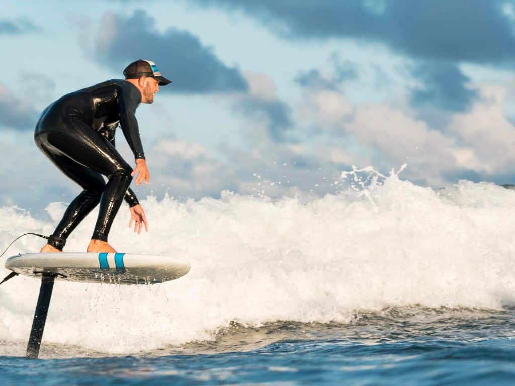 active man special equipment surfing hawaii