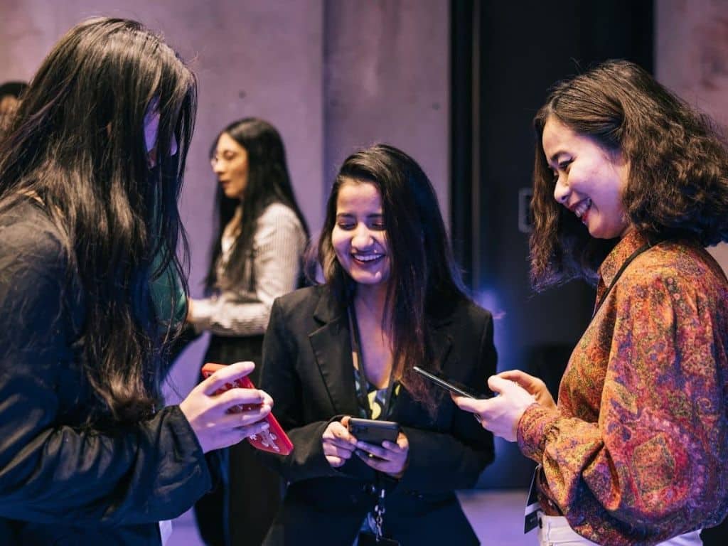 Friends enjoying indoor group activity experience in Ahmedabad